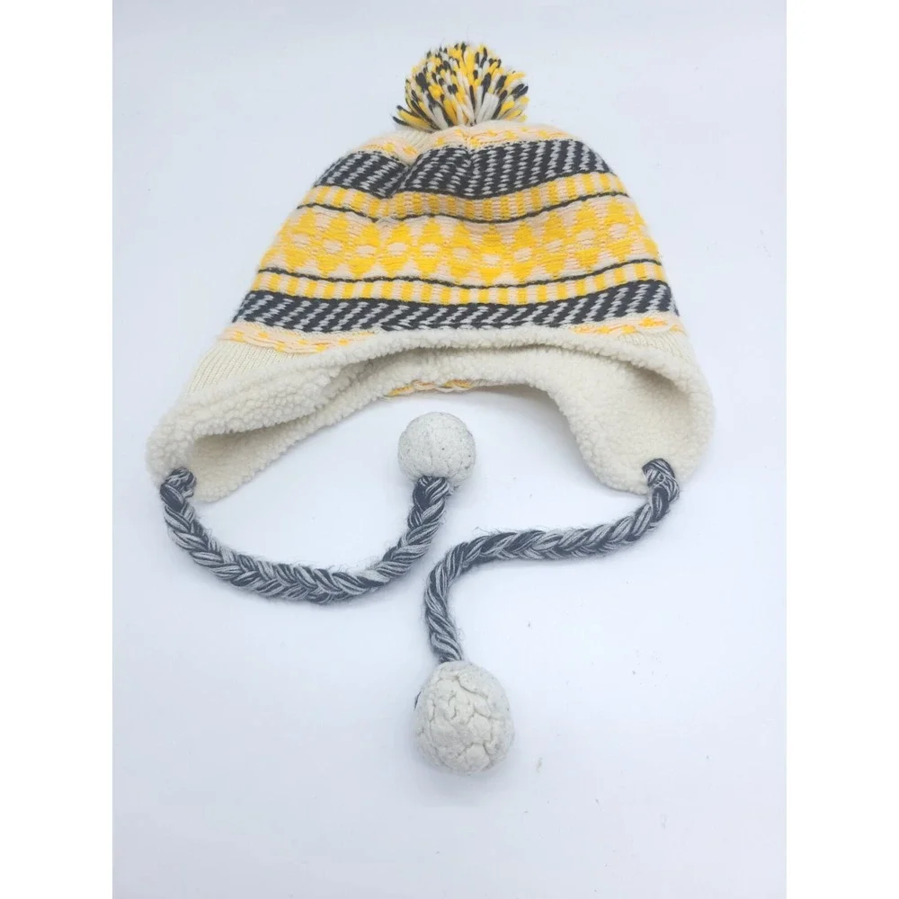 Boston Bruins Peruvian Snow Hat/ Chullo, Black & Gold